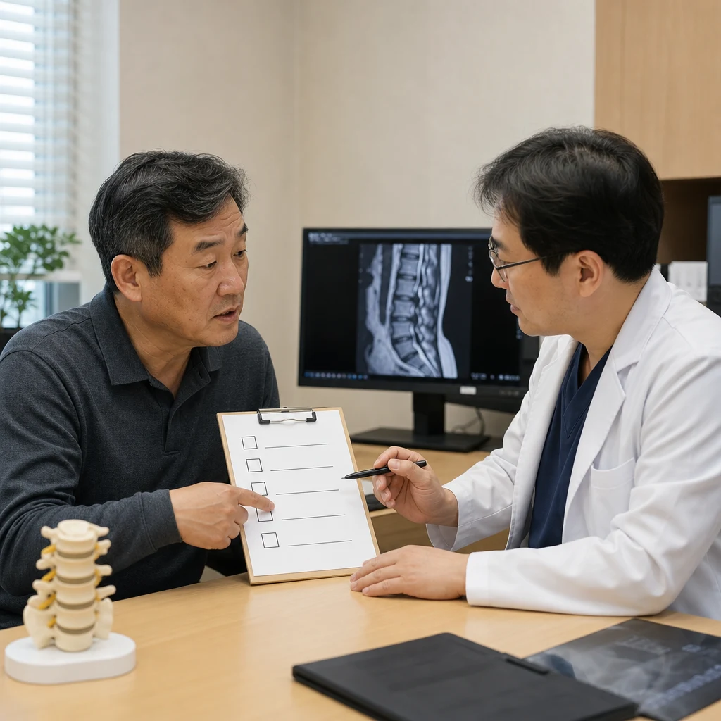 허리통증 상담시 꼭 물어볼 질문 5가지